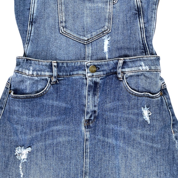 MISS SIXTY Denim Overall Dress Size Small - Picture 4 of 14